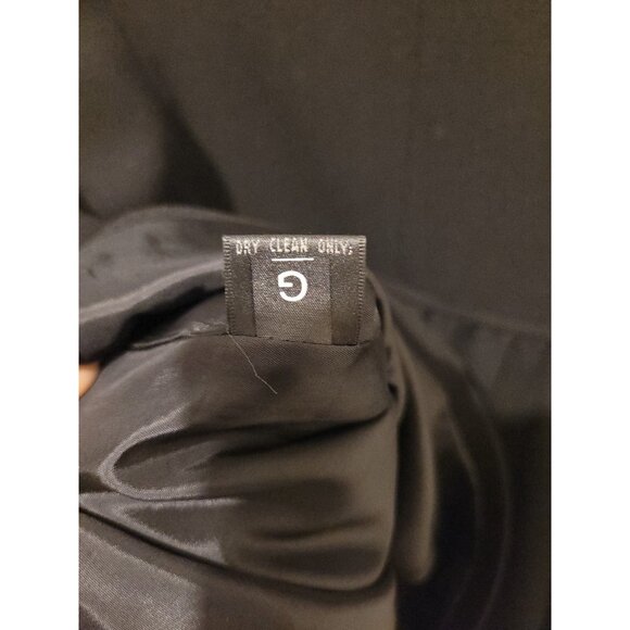 Lafayette 148 New York Virgin Wool Black Jacket Full Zip 3/4 Bell Sleeve Wmn 14 - Picture 10 of 11